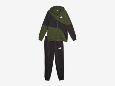 Herren Trainingsanzug Power Cat Sweat Suit, MYRTLE, S