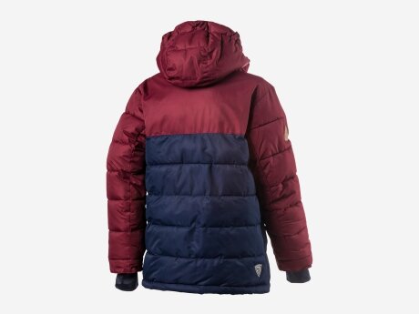 Kinder Skijacke Tyson II, RED WINE/NAVY DARK, 152