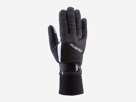 Unisex Handschuhe Lappi, schwarz/weiß, 9.5