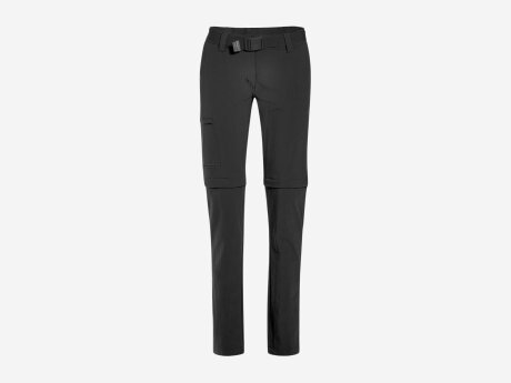 Damen Hose Inara Slim Zip, black, 24