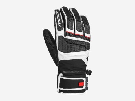 Unisex Handschuhe Profi SL, black / white / fire red, 9.5