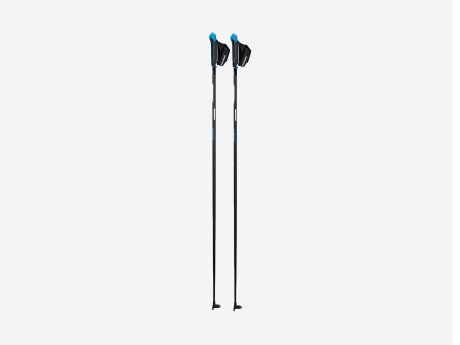 Unisex Langlaufstöcke Nordic CX-100, schwarz/blau, 160
