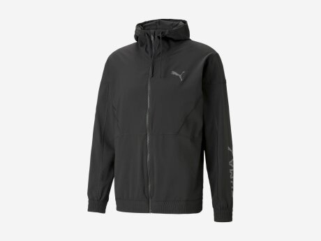 Herren Jacke FIT WOVEN, PUMA BLACK-COOL DARK GRAY, XXL