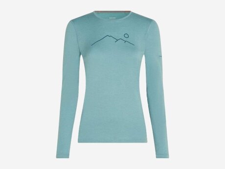 Damen Funktionswäsche Merino 200 Oasis LS Crewe Rainer Ridge, HYDRO, S