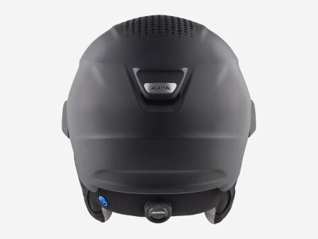 Unisex Skihelm ALTO QV, black matt (cobalt green), 59