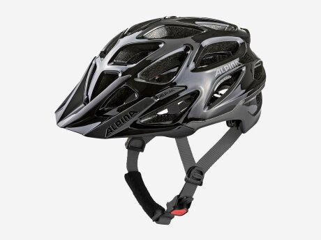 Unisex Fahrradhelm ALPINA MYTHOS 3.0, black gloss, 52