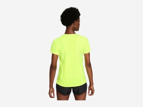 Damen T-Shirt Dri Fit Running Shirt, VOLT/REFLECTIVE SILV, M