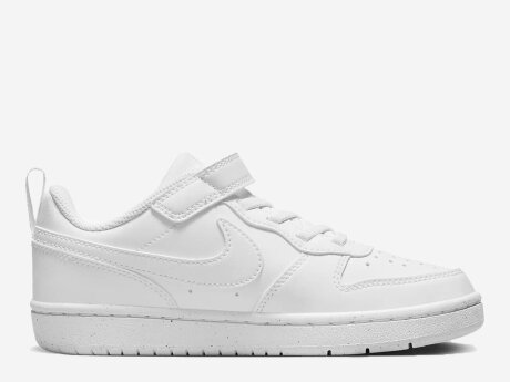 Kinder Sneaker COURT BOROUGH LOW RECRAFT (PS), WHITE/WHITE-WHITE, 1.5Y Kinder Sneaker COURT BOROUGH LOW RECRAFT (PS), WHITE/WHITE-WHITE, 1.5Y