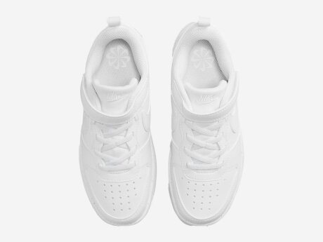 Kinder Sneaker COURT BOROUGH LOW RECRAFT (PS), WHITE/WHITE-WHITE, 1.5Y Kinder Sneaker COURT BOROUGH LOW RECRAFT (PS), WHITE/WHITE-WHITE, 1.5Y