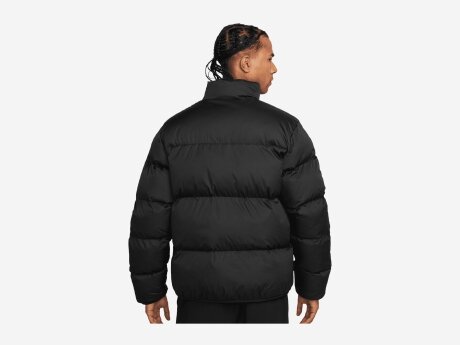Herren Winterjacke Club Puffer Jacket, BLACK/WHITE, XL