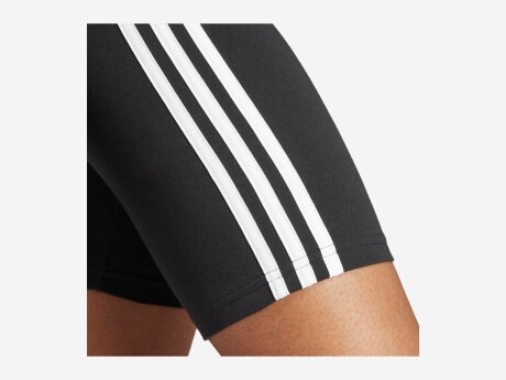 Damen Short ESSENTIALS 3-STREIFEN KURZE TIGHT, Black/White, XS