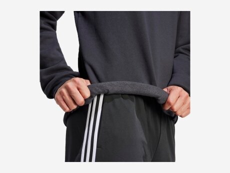Herren Pullover Essentials Fleece Sweatshirt, BLACK/WHITE, XXL
