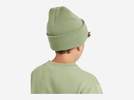 Kinder Mütze Peak Beanie, OIL GREEN/WHITE, -