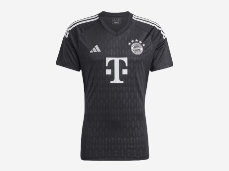 Herren T-Shirt FC Bayern München Torwarttrikot 2023/24, BLACK, S