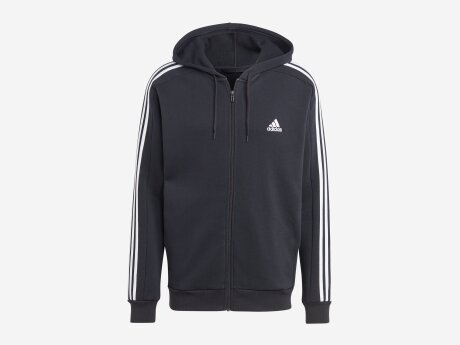 Herren Jacke ESSENTIALS 3-STREIFEN, BLACK, S