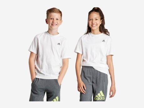 Kinder T-Shirt U 3S TEE, WHITE/BLACK, 164