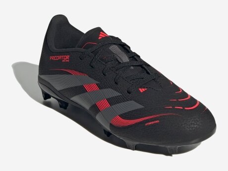 Kinder Fußballschuhe Predator League Kids FG/MG, CBLACK/GREFOU/LUCRED, 4