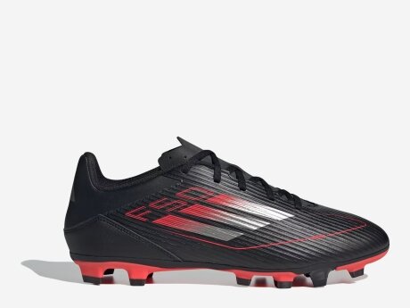 Kinder Fußballschuhe F50 CLUB FG/MG, CBLACK/IRONMT/LUCRED, 4.5