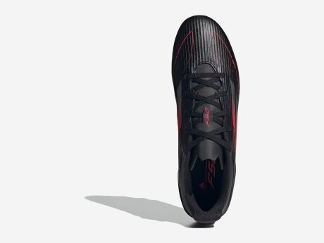 Kinder Fußballschuhe F50 CLUB FG/MG, CBLACK/IRONMT/LUCRED, 4.5