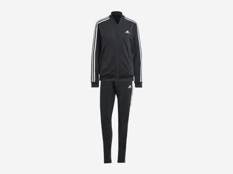 Damen Trainingsanzug ESSENTIALS 3-STREIFEN, BLACK/WHITE, XS