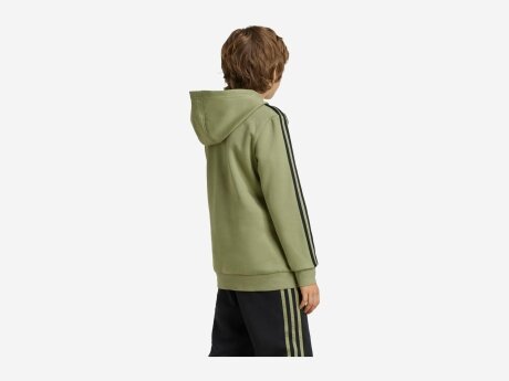 Kinder Pullover 3S TIB FL Hoodie, TENGRN/BLACK/WHITE, 164