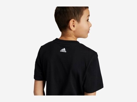 Kinder T-Shirt U BL 2 TEE, BLACK/BRIRED, 176