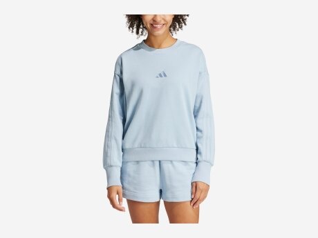 Damen Sweatshirt ALL SZN French Terry 3-Streifen Loose Sweatshirt, WONBLU, M
