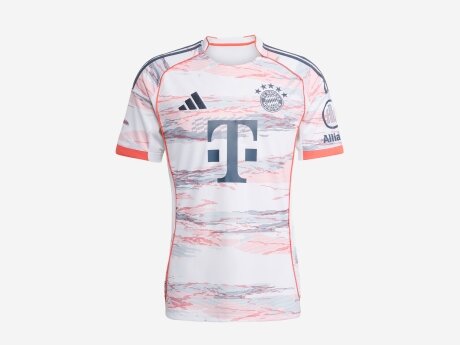 Herren Fußballtrikot FC Bayern München 25/26 Auswärtstrikot, WHITE, M