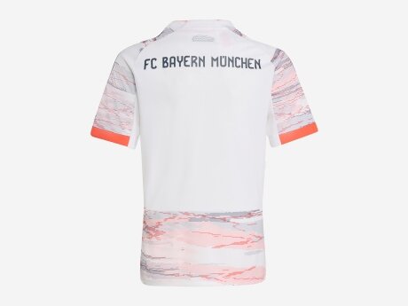 Kinder Fußballtrikot FC Bayern München 25/26 Kids Auswärtstrikot, WHITE, 176
