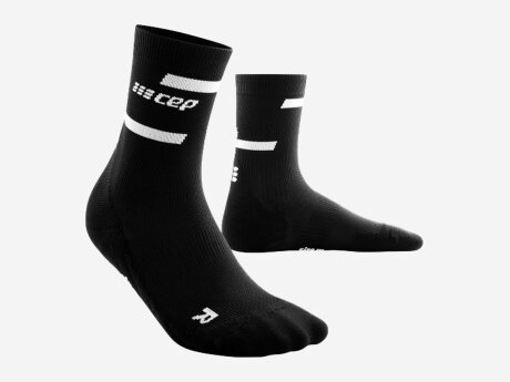 Damen Socken The Run 4 Mid Cut, black, IV