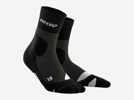 Damen Socken Hiking Merino Mid Cut, stonegrey/grey, III