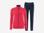 Damen Trainingsanzug DELIAW, cyberred/granit, 25