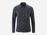 Herren Hemd MATS L/S, black/grey check, 50