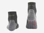 Herren Socken TK5 Short, asphalt mel., 39-41