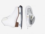 Damen Schlittschuhe Arosa Gold, weiß, 39