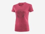 Damen T-Shirt W PRINTSHIRT MOUNTAINS MERINO-TENCEL
