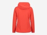Damen Skipullover SWEAT FIX HOOD, RED FLUO, 40
