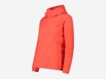 Damen Skipullover SWEAT FIX HOOD, RED FLUO, 40