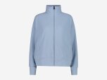 Damen Sweatshirt Sweatshirt mit hohem Kragen und Reißverschluss
