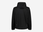 Herren Softshelljacke Jacke aus Light Softshell, NERO, 58