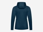 Damen Fleecejacke Monviso Hooded Grid Fleece Jacket, dark sea/white, 46