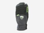 Unisex Handschuhe DMoney exclusive, blck / steel grey / neon green, 8.5