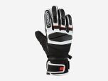Unisex Handschuhe Mastery, black / white / fire red, 9.5