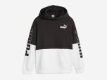 Kinder Pullover Power Colorblock, PUMA BLACK, 128