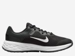 Kinder Sneaker NIKE REVOLUTION 6, BLACK/WHITE-DK SMOKE GREY, 4.5Y