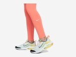 Kinder Leggings Tight One Dri-FIT High-Waisted, MAGIC EMBER/WHITE, L