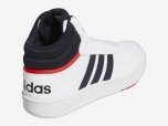 Herren Sneaker HOOPS 3.0 MID, FTWWHT/LEGINK/VIVRED, 9.5