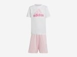 Kinder Trainingsanzug  LOGO T-SHIRT UND SHORTS SET, WHITE/MULTCO, 122