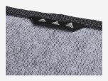 Unisex Handtuch 3BAR TOWEL LARG, BLACK/WHITE, -