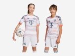 Kinder Fußballtrikot FC Bayern München 25/26 Kids Auswärtstrikot, WHITE, 176